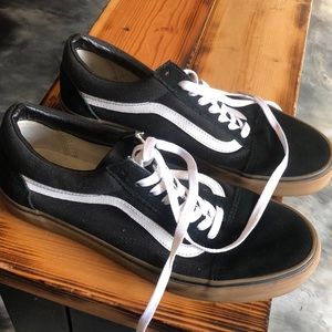 Brand new Black vans/ gum bottoms.
